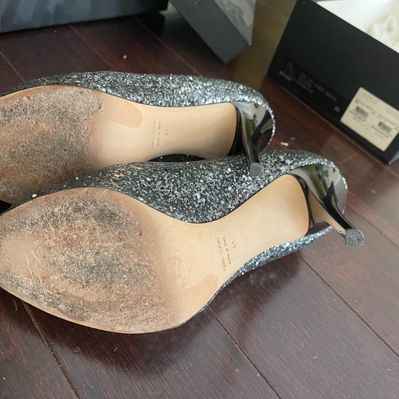 BARNEYS IF NEW YORK SHINY HEELS - Picture 7 of 10